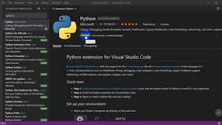 Python  Setup Visual Studio Code with Anaconda [upl. by Briggs]