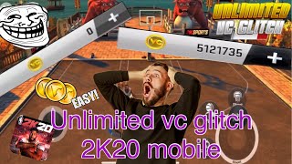 Unlimited vc glitch nba2k20 mobile not patched Working on iOS amp Android [upl. by Liam]