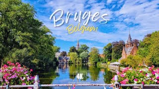 Bruges  Belgium 2024 The venice of the North  4K 60fps HDR [upl. by Fitzger]