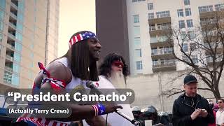 Terry Crews declares run for president in 2024 election as Idiocracy character President Camacho [upl. by Prochoras]