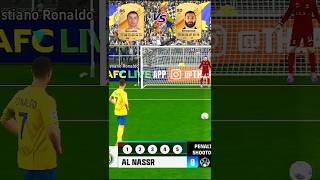 Ronaldo Vs Benzema Penalty Challenge 👑😈efootball efootball2024 shorts [upl. by Illyes]