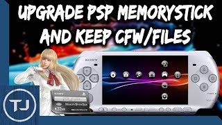 Upgrade PSP MemoryStick amp Keep CFWFiles [upl. by Mot]