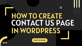 How to Create Contact Us Page in WordPress  Using Contact Form 7 amp Elementor [upl. by Sakram]