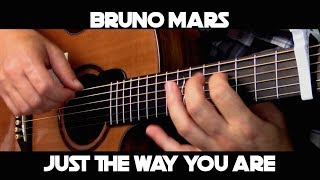 Kelly Valleau  Just The Way You Are Bruno Mars  Fingerstyle Guitar [upl. by Nilyam]