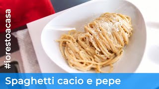 SPAGHETTI CACIO E PEPE  col trucco per realizzare quotsemprequot la classica cremina [upl. by Alexis]