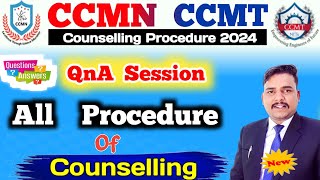 CCMN Counselling Procedure 2024  CCMT Counselling Procedure 2024 by pk sir motivator [upl. by Lyrahs74]