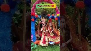 Radha Krishna raasleelafunny love trending viralvideo shorts shortvideo krishna radhakrishna [upl. by Aivirt]