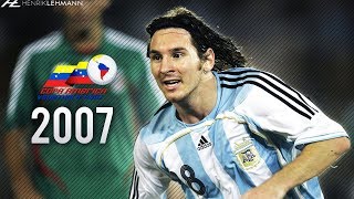 Lionel Messi ● Copa América ● 2007 HD [upl. by Htnnek]