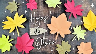 Hojas de Otoño de Papel🍂 [upl. by Toffey364]