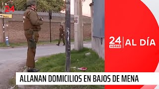 Operativo policial allanan domicilios en Bajos de Mena  24 Horas TVN Chile [upl. by Courtenay]