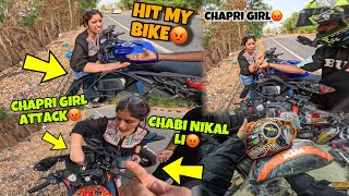 Chapri Girl😡 Hit me  Controversy😡  Preparation for Ladakh Ride [upl. by Gloriana339]