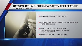 UCCS Police launches new safety text feature [upl. by Olegna857]