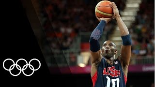 Top 5  Kobe Bryants Basketball Highlights at Olympic Games [upl. by Hanna]