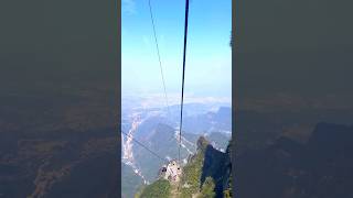 World Most Dangerous Cable Car in China 🇨🇳😳 Tianmen MountainZhangjiajie Bhukhan Pathak Shorts [upl. by Thacker]