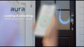 Aura Bluetooth smart lock  New from Weiser [upl. by Eibocaj]