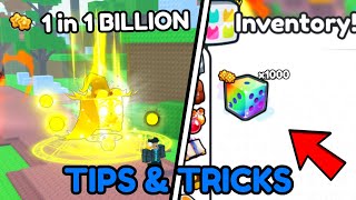 Pet Sim 99 RNG Pt 2 F2P Tips and Tricks for INF Huges Roblox [upl. by Nadabus898]