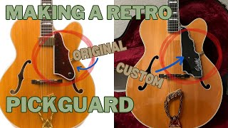 Making A Pickguard For Guild Artist Award How To Make A Pickguard Using CAD amp CNC From A Picture [upl. by Godfree]