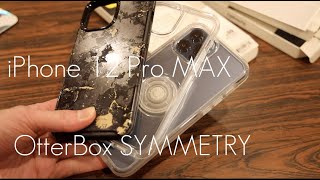 Otterbox Symmetry Case  Graphic amp CLEAR Edition  iPhone 12 Pro MAX  Hands on REVIEW [upl. by Deny]