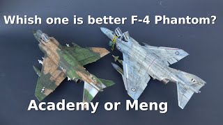 Which one is better 148 Phantom II Academy or Meng Observations after building both F4 kits [upl. by Nibbs338]