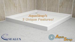 Origins Aquastrap waterproof shower tray seal [upl. by Asiar]