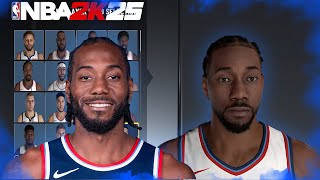 BEST KAWHI LEONARD FACE CREATION in NBA2K25 BEST KAWHI LEONARD BUILD IN NBA2K25 [upl. by Weidman]