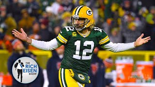 What to Read into Aaron Rodgers’ Postgame Comments after Packers Win vs the Bears  Rich Eisen Show [upl. by Botzow452]