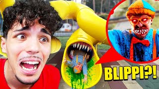 DRONE RIPRENDE BLIPPI EXE MANGIATO DALLO SLIDE EATER😱 SALVIAMOLO [upl. by Chavaree414]