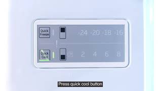 VOLTAS BEKO FROST FREE REFRIGERATOR DEMO  TEMPERATURE SETTING amp INTERNAL CONTROL [upl. by Ilysa]