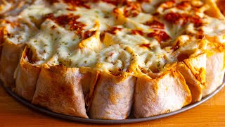 Savršeni Tortilja Pizza Zalogaji l Recept koji osvaja srca [upl. by Delly626]