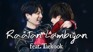 Raatan Lambiyan feat Taekook  Shershah Movie Song [upl. by Nikita612]