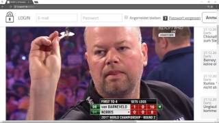 Darts WM 2017 Barneveld vs Norris [upl. by Eelyma]