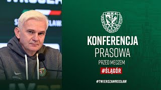 Konferencja prasowa przed meczem ŚLĄGÓR  Jacek Magiera [upl. by Landbert]