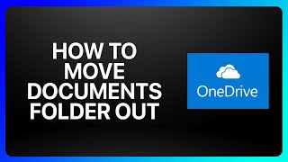 How To Move Documents Folder Out Of OneDrive Tutorial [upl. by Hoxsie]