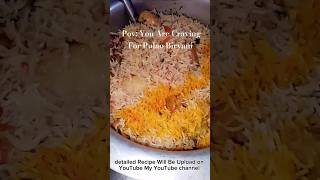 Best Pulao Biryani Recipe Youll Ever Have😋 recipe pulaorecipe biryani viral trending [upl. by Clarkson954]