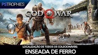 God of War  Localização de todos os colecionáveis  Enseada de Ferro [upl. by Notyalc]