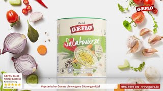 GEFRO Klassik  Salatwürze [upl. by Dorelia]