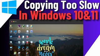 Copying Too Slow In Windows 1011 FIXED  Increase File Transfer Speed [upl. by Berkly]