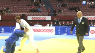 Championnat dAlgérie Judo 78kg 01012015 Kaouthar Soukar Ouallal [upl. by Chlores]