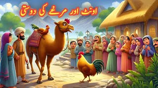 Rooster amp Camel Ki Dosti  Hindi Story  Hindi Kahaniya  Moral Stories  Cartoon Story [upl. by Ert]