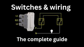 Switches detailed explanation  Two way  Three way  One way  DP switch [upl. by Anina]