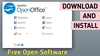 How to Download and Install Apache Open Office Official  Tutorials to download ⏩ [upl. by Barnaby785]