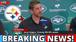 JUST HAPPENED SEE WHAT AARON RODGERS SAID ABOUT THE STEELERS IT SHAKES UP THE NFL STEELERS NEWS [upl. by Acirderf]