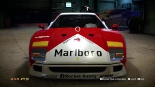 Need For Speed 2015 Gameplay  FERRARI F40  Top Speed Build amp Test [upl. by Sulihpoeht]