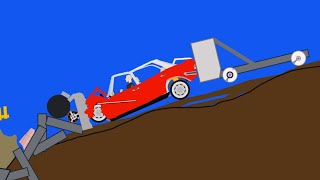 Algodoo Car Crashes amp Destruction 179  Crazy Phun Algodoo Car Crash Tests [upl. by Onej]