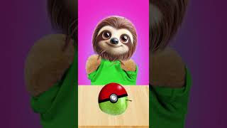 DID SHE JUST TURN INTO A LEMON SLOTH IS TAKENG NOTES 🍉 funny sloth [upl. by Illoh625]