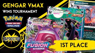 1st Place Gengar VMAX Deck From Fusion Strike Is BROKEN Pokemon TCG [upl. by Redle]