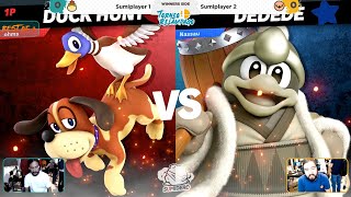 Tornado X Dedede vs Ohms Duck Hunt  Winners Round 1 Torneo Relampago 89 [upl. by Phillipp]