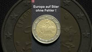 Die SELTENSTE Euro Fehlprägung  Teure Rarität   2 Euro Griechenland 2002 S  shorts [upl. by Naujd]