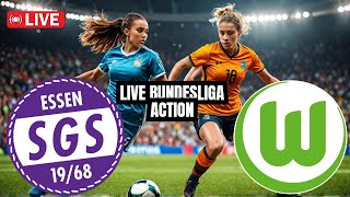 SGS Essen W vs VfL Wolfsburg w live football match German Frauen Bundesliga [upl. by Nednarb585]