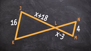 Finding the missing value using similarity in triangles [upl. by Elwaine141]